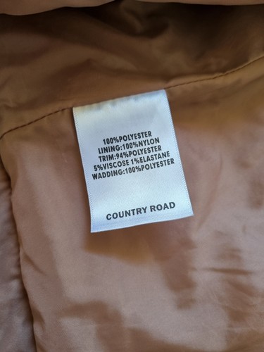 Country Road Puffer Vest Hooded Size XS Dusty Pink Zip Thru Pockets Great As New - Picture 5 of 9