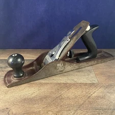 Stanley Smooth Bottom BENCH Wood Plane No.12-205 Made England 14”Lx2.5”Wx5.25”H