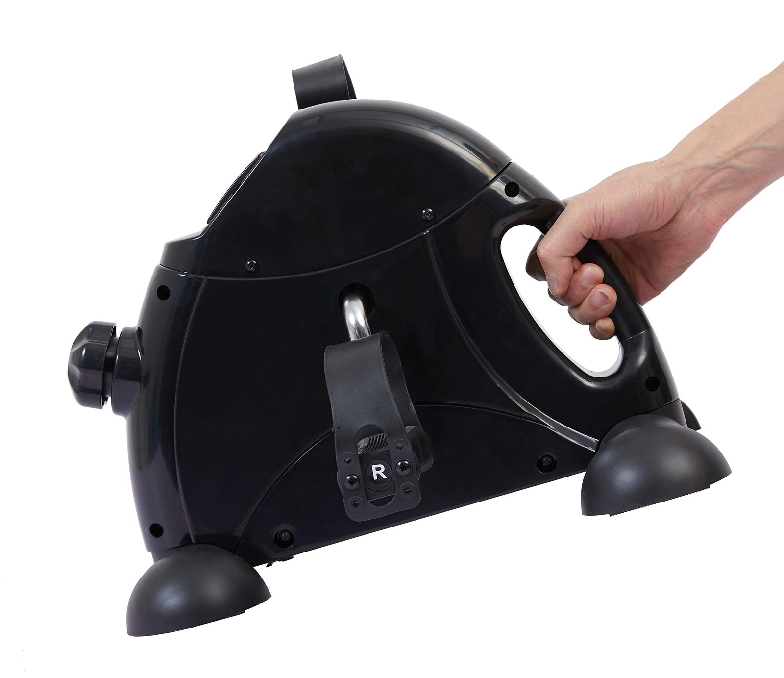 Pedal Exerciser Under Desk Bike Mini Exercise Bike for Leg and Arm Cycling Ex...