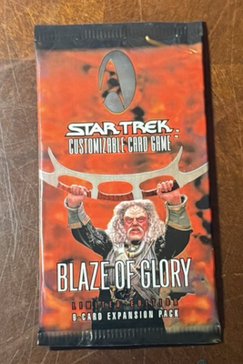 star trek ccg blaze of glory booster box PRE-ORDER
