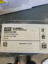 Hubbell Control Solutions NXSW-OO-WH Nx On/off Switch White LOT OF 21