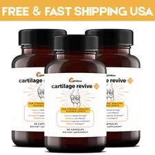 (3Pack) UpWellness Cartilage Revive + Joint Support Supplement for Men and Women