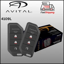AVITAL 4109L / 1-WAY CAR REMOTE START & KEYLESS ENTRY SYSTEM W/ 2 REMOTES  *NEW*