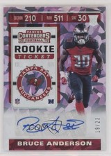 2019 Panini Contenders Rookie Ticket Cracked Ice 19/23 Bruce Anderson Auto 0h5k