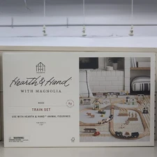 Hearth & Hand with Magnolia 84 Piece Train Track Set