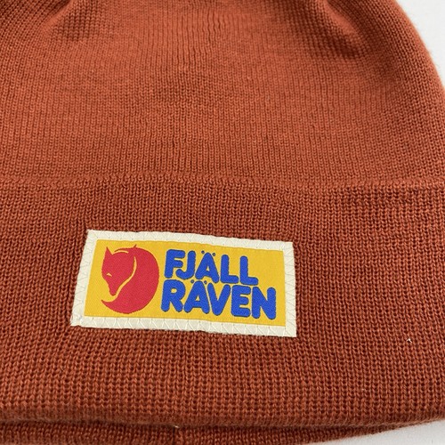Fjällräven Beanie Vardag terrakotta braun klassisch Strick Bündchen Erwachsene Einheitsgröße neu ohne Etikett - Bild 2 von 6