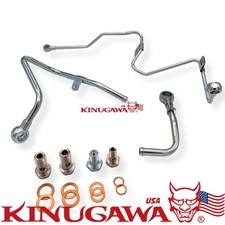 Turbo Oil Water Line Kit 4b11t Lancer Evo X 10 W Stock Td05h Td05ha Hard Line