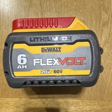 DEWALT DCB606 FLEXVOLT 6Ah 20V/60V Lithium-Ion Battery Yellow Power Tool DCB606