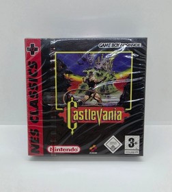 Castlevania NES Classics / Nintendo GBA / Red Stripes / Retro / Sealed /Brandneu