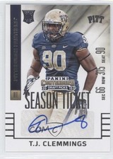 2015 Panini Contenders Draft Picks Auto TJ Clemmings #238 Auto 0a1