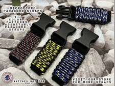 20 22mm Most Watches Multicolors Micro Cord Adjustable Paracord Watch Strap