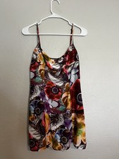Urban Outfitters Lumi Floral Printed Mini Dress With Adjustable Straps Size M