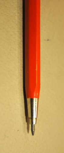 Matita porta piombo "OHO" vintage rara epoca tedesca/DDR/c.1961 Red&CT 2mm - Foto 9 di 12