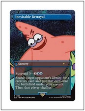 1x Inevitable Betrayal, Spongebob Squarepants Secret Lair Drop, MTG NM