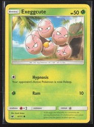 Exeggcute 4/111 Crimson Invasion Common Pokémon TCG
