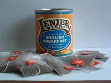 2 Tins Decaf. English Breakfast Biodegradable Tea Bags 2/18 Count Tins
