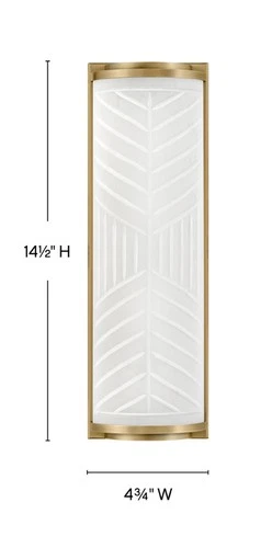 Hinkley Lighting 57860 Devon 15" Tall Lisa McDennon LED Bath Bar - Brass - Picture 2 of 8