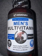 Multi Vitamin for Men 120 Ct  Mens Prostate Multivitamin Multimineral Daily Zinc