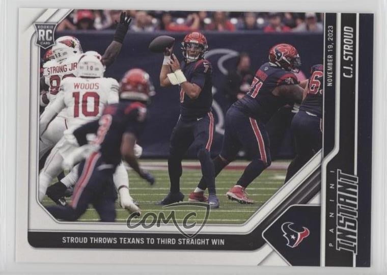 2023 Panini Instant NFL /1643 CJ Stroud #55 Rookie RC 05t7