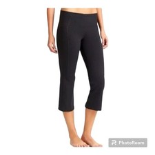 Athleta Gusset coolmax Leggings cropped capri Black XS