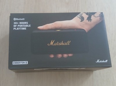 Marshall Emberton II / 2 Bluetooth Lautsprecher Black and Brass Neu & OVP