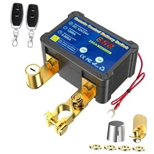 Remote Battery Disconnect Switch 12v, 250A, Upgrade Smart Voltage Car Kill 