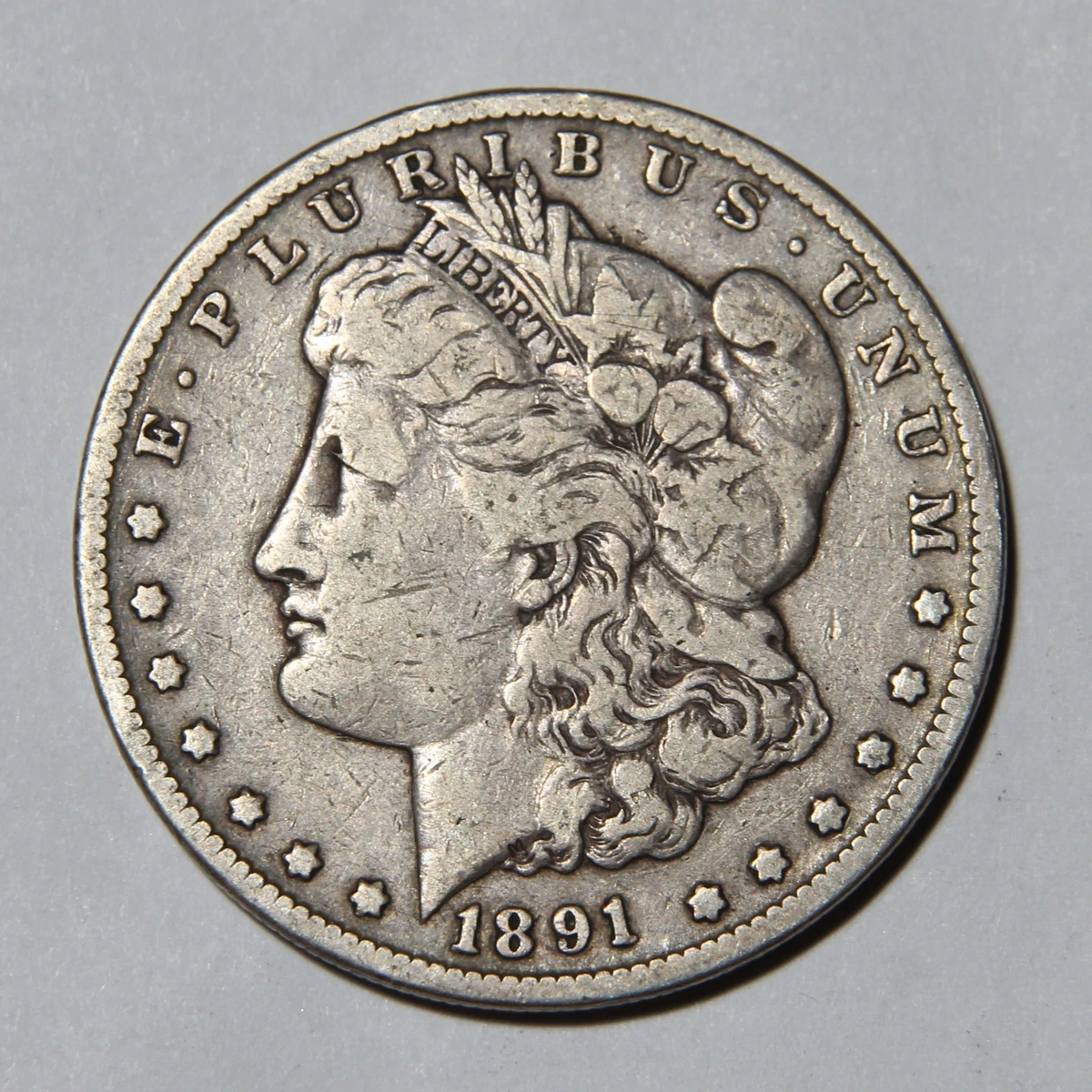 Carson City Silver 1891 Year Morgan US Dollars (1878-1921) for