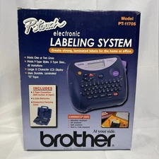Brother PT-1170S P-Touch Label Maker Printer w/ Case & One Tape Cassette