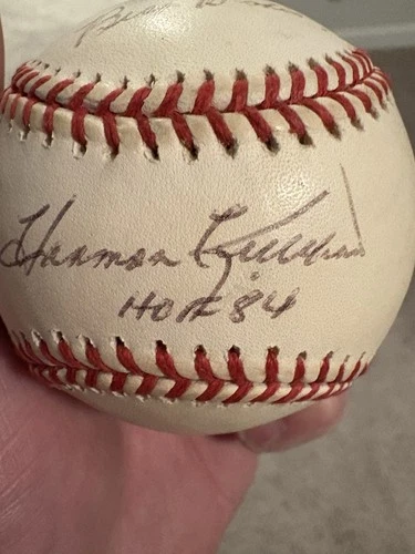 Hermon Killebrew Autographed Baseball Signed MLB HOF Twins  Inscription