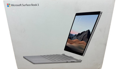 MICROSOFT SURFACE BOOK 3 LAPTOP CORE i7-1065G7 @ 1.30 GHZ 32GB RAM 512GB SSD