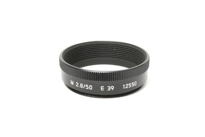 Leica / Leitz Sonnenblende  12550 schwarz  für Elmar-M 2,8 / 50 mm M39 gebraucht