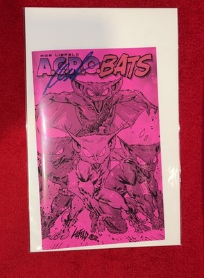 A.C.R.O.Bats signed Rob Liefeld new TMNT like 2x ashcans AcroBats