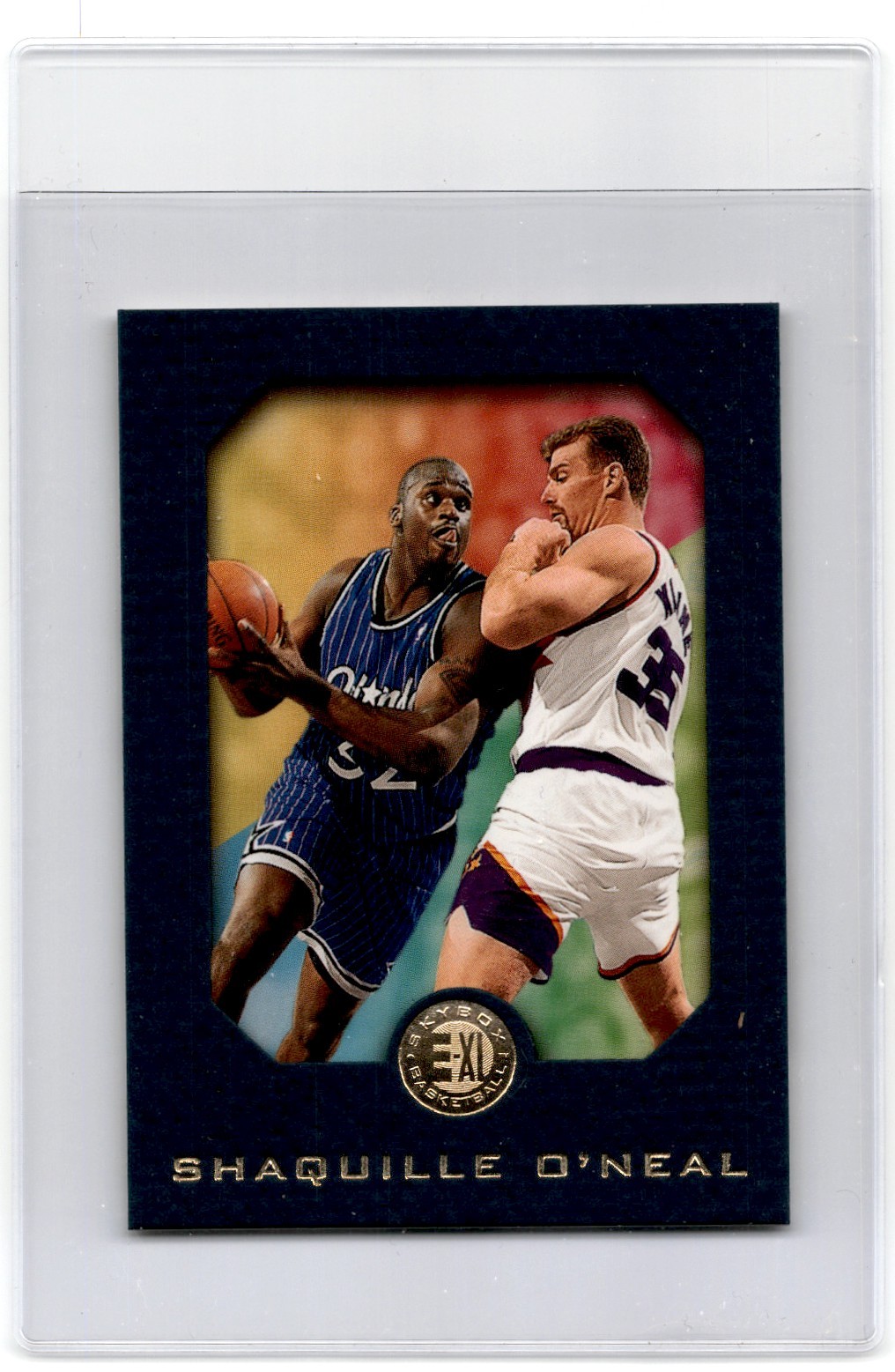 1995-96 SkyBox E-XL Blue Shaquille O'Neal Orlando Magic #60