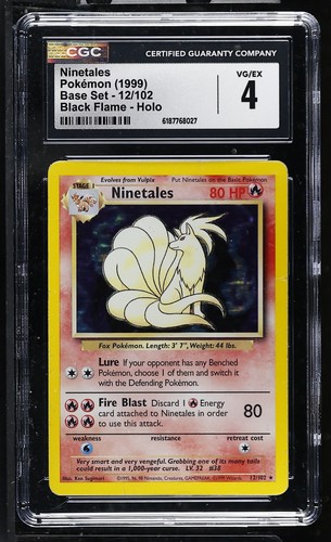 Ninetales graded CGC 4 for sale on eBay
