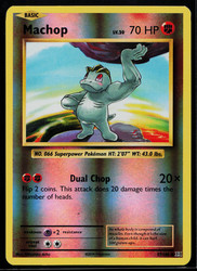 Machop 57/108 Reverse Holo XY Evolutions