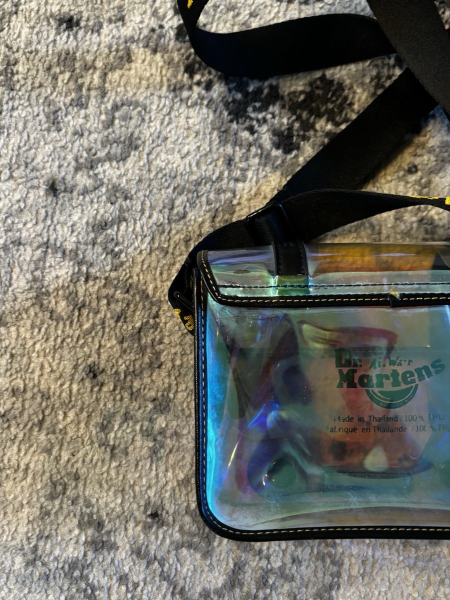 Dr Martens Mini Satchel Transparent Rainbow Iridescent Tpu