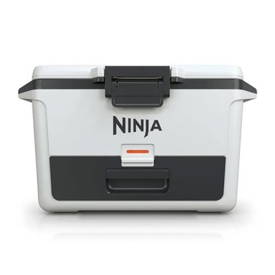 Ninja FrostVault Kühlbox weiß, 47L Vol.-bis 80 Dosen mit Trockenzone, FB131EUGY
