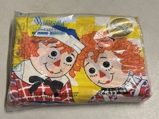Wamsutta Raggedy Ann Andy NEW Vintage Twin Fitted Sheet 39" x 75"