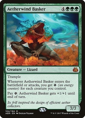 Magic/MTG Aetherwind Basker AER-104 Mythic Englisch Excellent