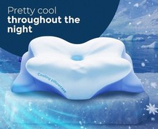 Ergo Cervical Neck Pillow for Sleeping - Memory Foam 21.25 x 14.17 x 4.72