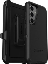 OtterBox Defender Case for Samsung Galaxy S24 Black w/ Holster Clip Kickstand