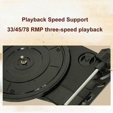 Portable Vintage Turntable For Vinyl Records Entertainment JBYQ