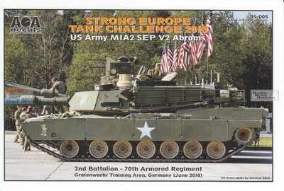 AOA35005 1:35 AOA Decals - US Army M1A2 SEP V2 Abrams Strong Europe Tank