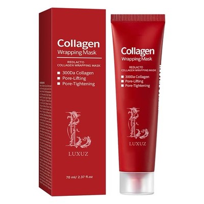 Luxuz Korean Collagen Wrapping Mask& Infusion Peel- Off Mask,Radiant Glass Skin 