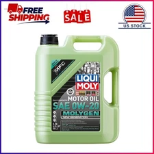 Liqui Moly 20438 Molygen New Generation SAE 0W-20 Synthetic Motor Oil - 5 Liters