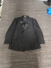 Modern Fit Double Breasted Black Tuxedo, 42 L, worn once, pants and jacket