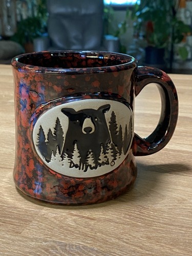 Dollywood BÄR TASSE. BÄR weinrot braun Art Deco 3D 16 Unzen Souvenir Becher Tasse