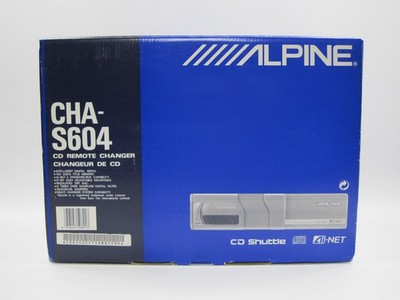 Vintage Alpine CHA-S604 6 Disc CD Remote Changer Ai-Net CD Shuttle