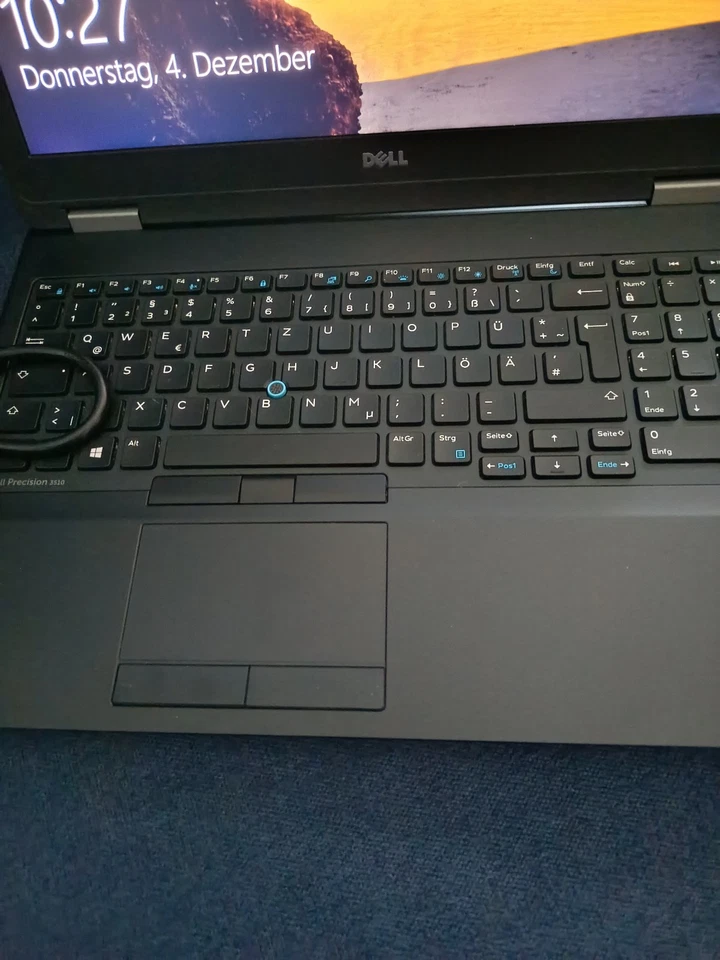 Notebook Dell Precision 3510 - 512GB - QuadCore 2,7GHz - 32GB RAM - Sehr gut - Bild 2 von 4