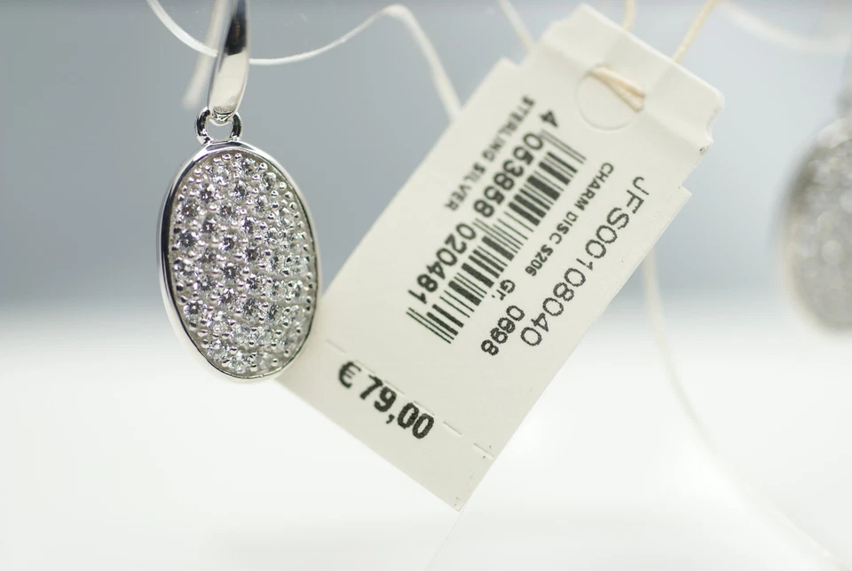  FOSSIL Schmuck Damen 925 Silber rhodiert Ohrringe Hänger JFS00108 Besatz NEU - Bild 2 von 4